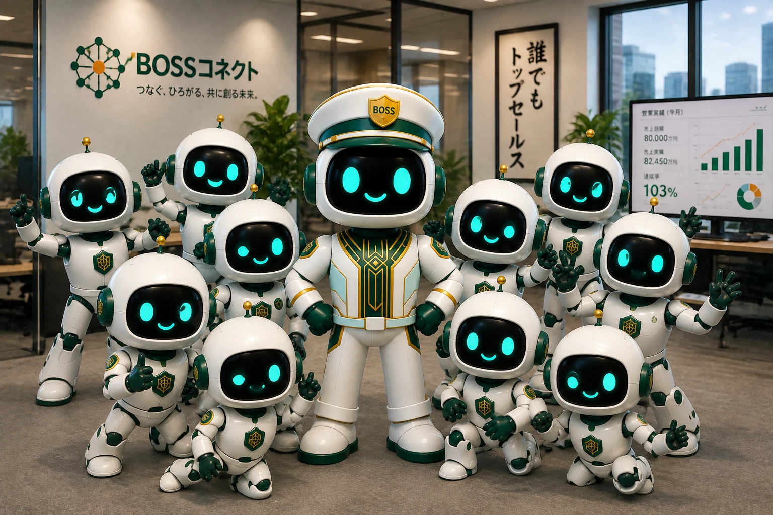 AI COO「BOSS」と営業AIエージェント